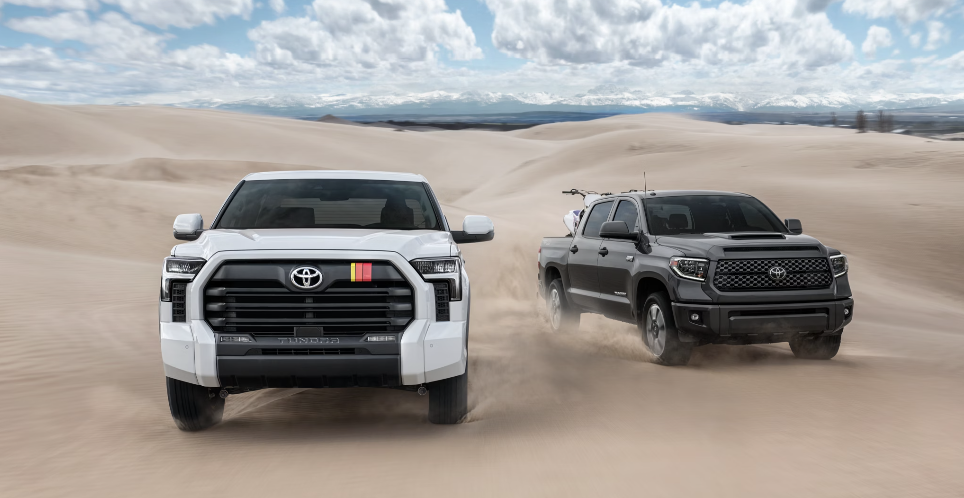 2025 Tundra Driving in Desert